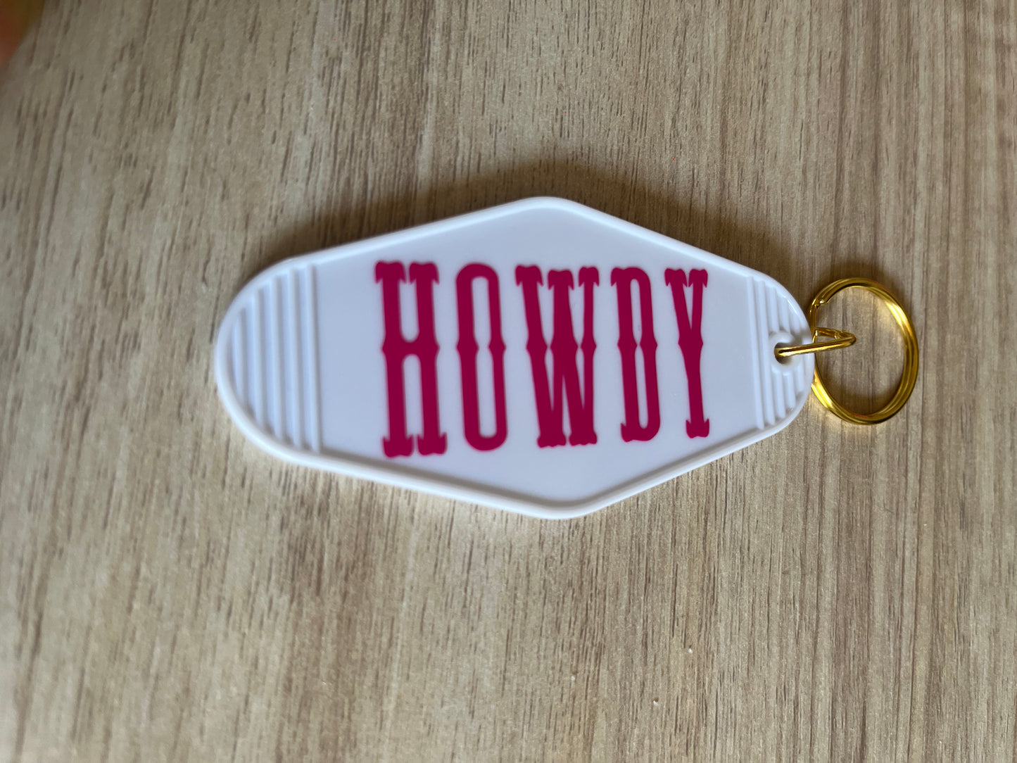 Howdy Keychain