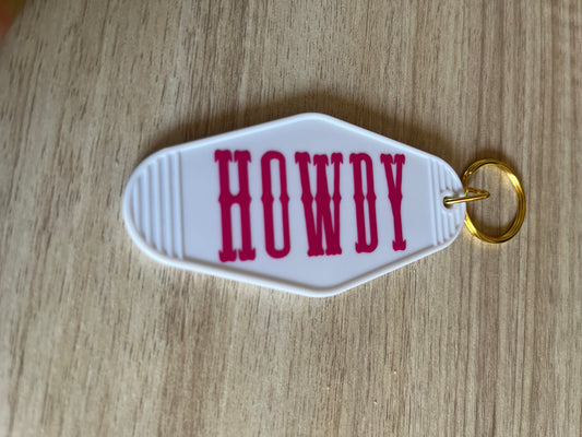 Howdy Keychain