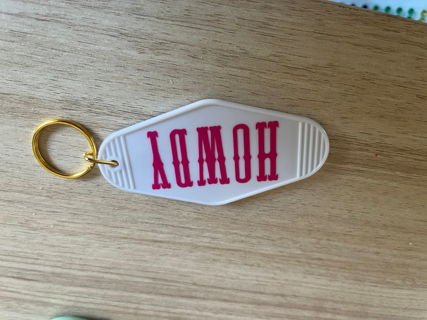 Howdy Keychain